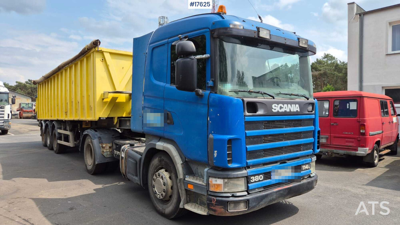 1999 Scania 114 L4X2 NA380 - Nyergesvontató: 4 kép. 1999 Scania 114 L4X2 NA380 - Nyergesvontató: 4 kép.