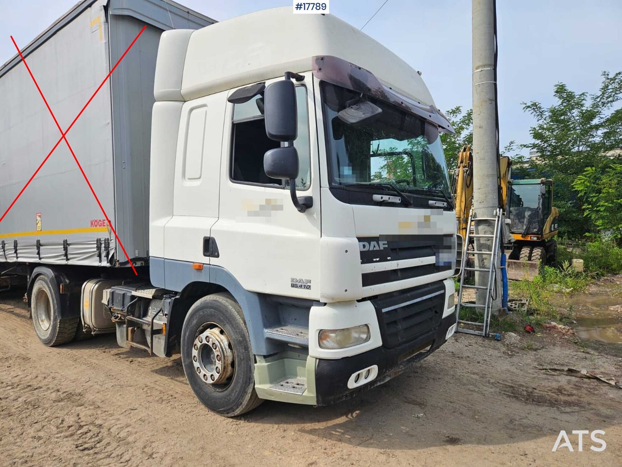 2007 DAF CF 85.410 - Nyergesvontató: 1 kép. 2007 DAF CF 85.410 - Nyergesvontató: 1 kép.