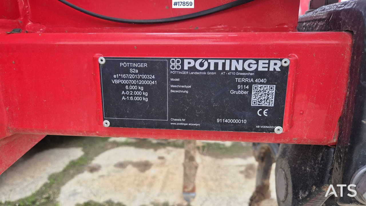 POTTINGER TERRIA 4040 cultivator (2020) - Kultivátor: 5 kép. POTTINGER TERRIA 4040 cultivator (2020) - Kultivátor: 5 kép.