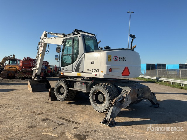 2013 New Holland WE170C Wheel Excavator - Gumikerekes kotró: 4 kép. 2013 New Holland WE170C Wheel Excavator - Gumikerekes kotró: 4 kép.