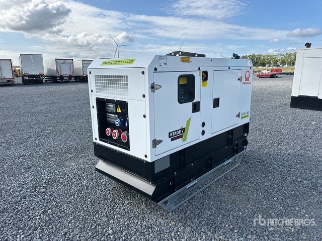 2024 Pramac GPW45Y/FS5 45 kVA Skid-Mounted (Unused) Generator Set - Áramfejlesztő: 2 kép. 2024 Pramac GPW45Y/FS5 45 kVA Skid-Mounted (Unused) Generator Set - Áramfejlesztő: 2 kép.