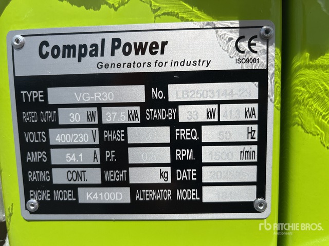 2025 Compal VG-R30 (Unused) Generator Set - Áramfejlesztő: 3 kép. 2025 Compal VG-R30 (Unused) Generator Set - Áramfejlesztő: 3 kép.