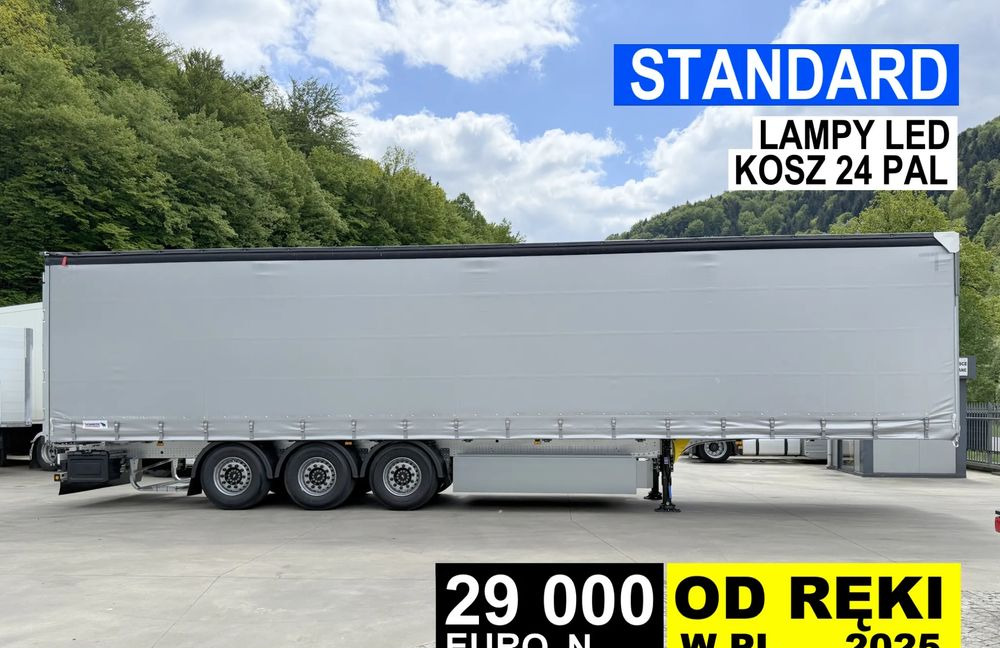 Schmitz Cargobull STANDARD + 24 PAL - Ponyvás félpótkocsi: 1 kép. Schmitz Cargobull STANDARD + 24 PAL - Ponyvás félpótkocsi: 1 kép.