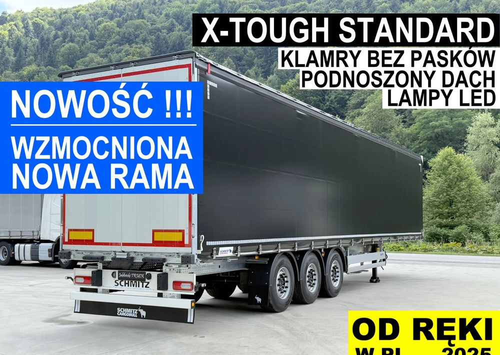 Schmitz Cargobull X-TOUGH - WZMACNIANA RAMA - Ponyvás félpótkocsi: 1 kép. Schmitz Cargobull X-TOUGH - WZMACNIANA RAMA - Ponyvás félpótkocsi: 1 kép.
