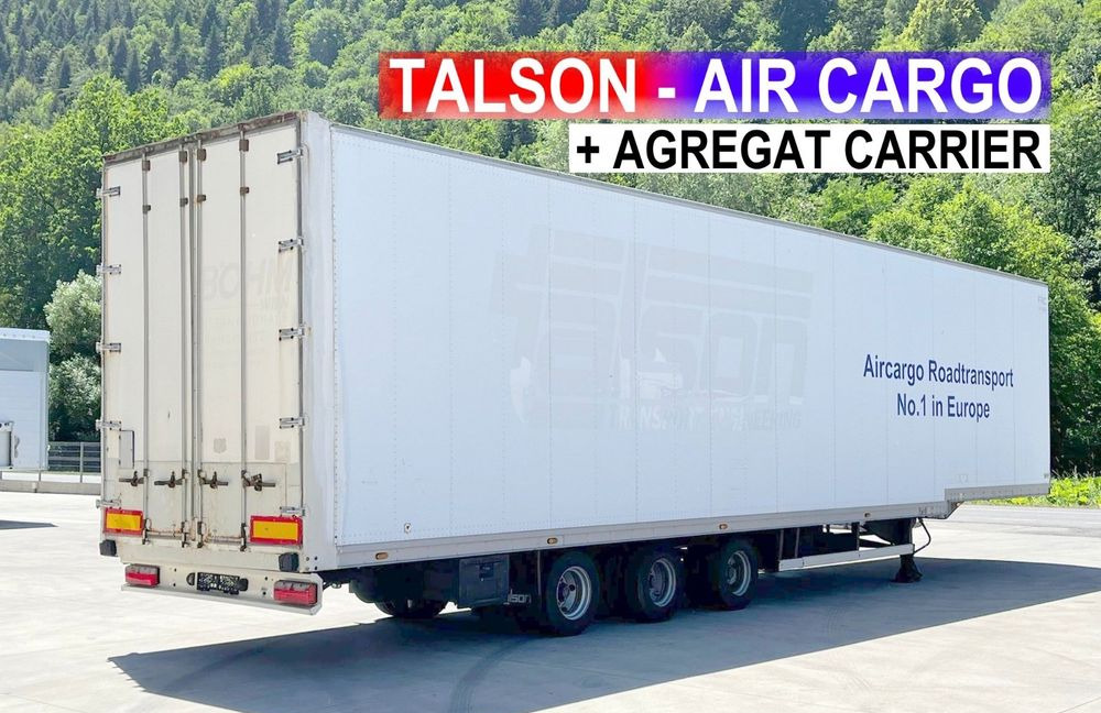 Talson Chłodnia Air Cargo // Carrier Maxima // 2006 Rok // Rolki // Przesyłki lotnicze // - Félpótkocsi hűtős: 1 kép. Talson Chłodnia Air Cargo // Carrier Maxima // 2006 Rok // Rolki // Przesyłki lotnicze // - Félpótkocsi hűtős: 1 kép.