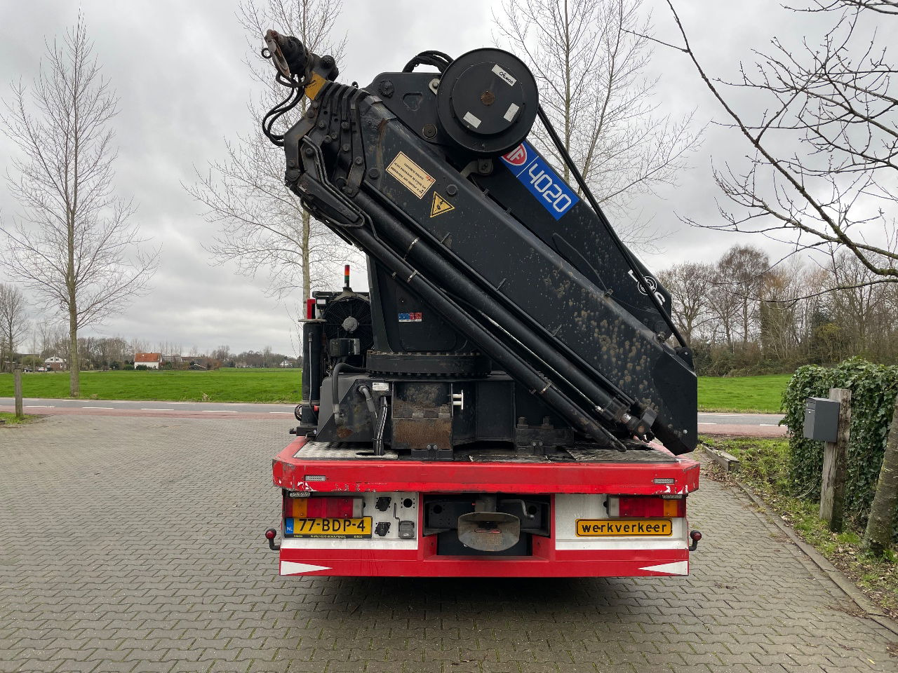 Iveco Stralis 360 with HMF 4020 K5 crane - Darus autó: 5 kép. Iveco Stralis 360 with HMF 4020 K5 crane - Darus autó: 5 kép.