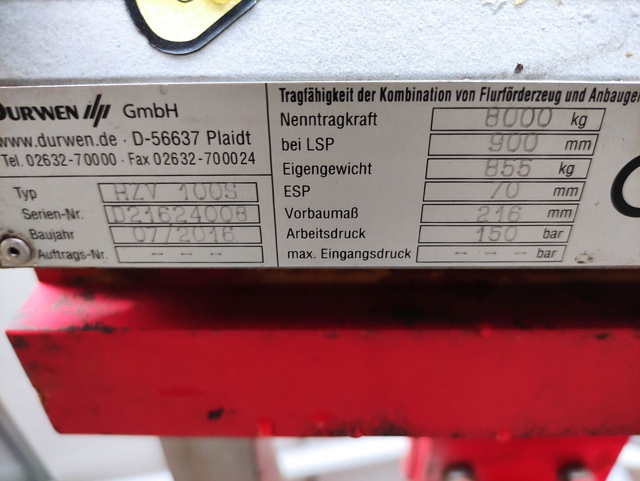Durwen RZV100S - Raklapvilla: 5 kép. Durwen RZV100S - Raklapvilla: 5 kép.