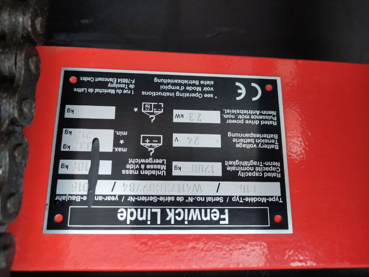 Linde L16-1173 (LACK NEU) - Emelőtargoncá: 5 kép. Linde L16-1173 (LACK NEU) - Emelőtargoncá: 5 kép.