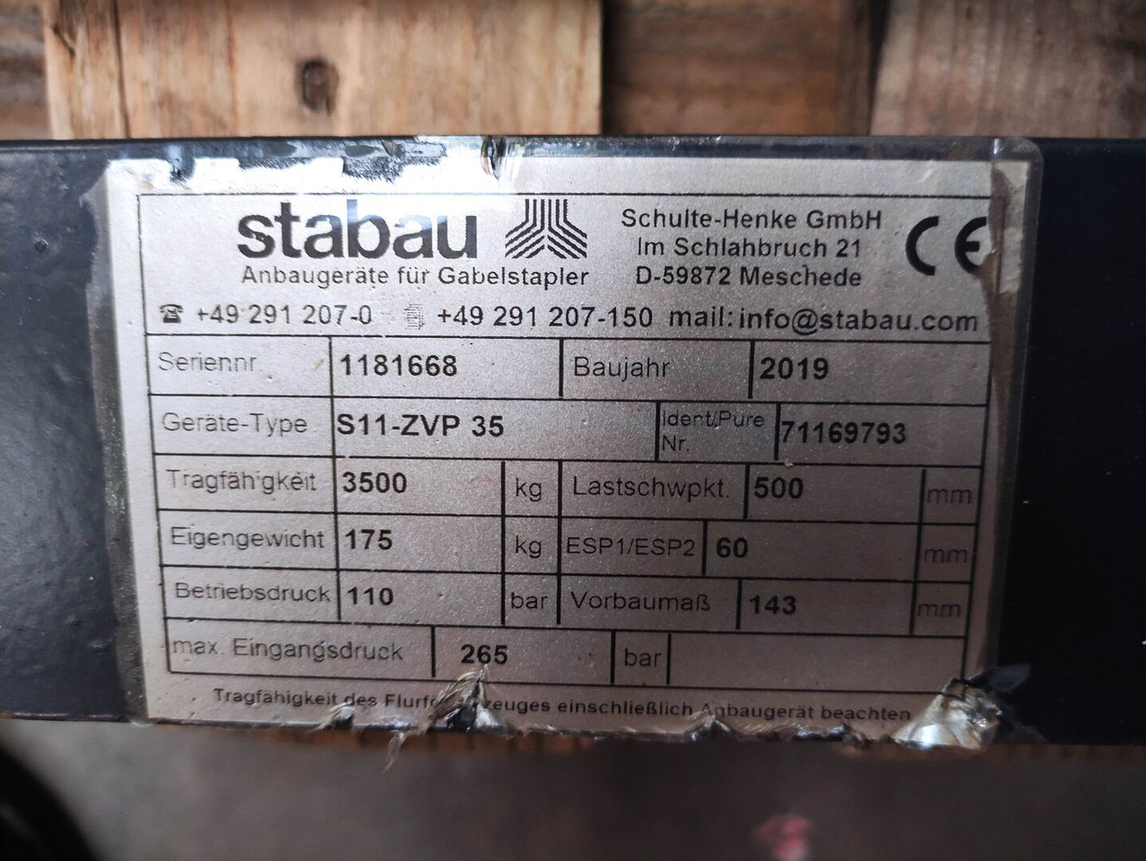 Stabau S11-ZVP35 - Raklapvilla: 5 kép. Stabau S11-ZVP35 - Raklapvilla: 5 kép.