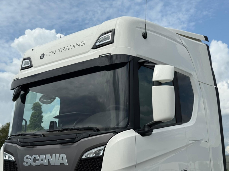 Új Nyergesvontató Scania 500S NGS NIEUW, VOL OPTIES, PARK COOL, LEER, RETARDER, PTO, ALCOA.: 8 kép.