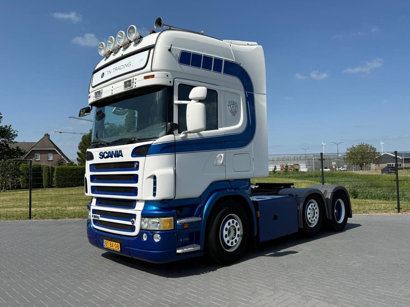 Scania R 500 A 6X2/4 STEERING PUSHER, MANUEL, RETARDER, LEATHER, TOP. - Nyergesvontató: 3 kép. Scania R 500 A 6X2/4 STEERING PUSHER, MANUEL, RETARDER, LEATHER, TOP. - Nyergesvontató: 3 kép.