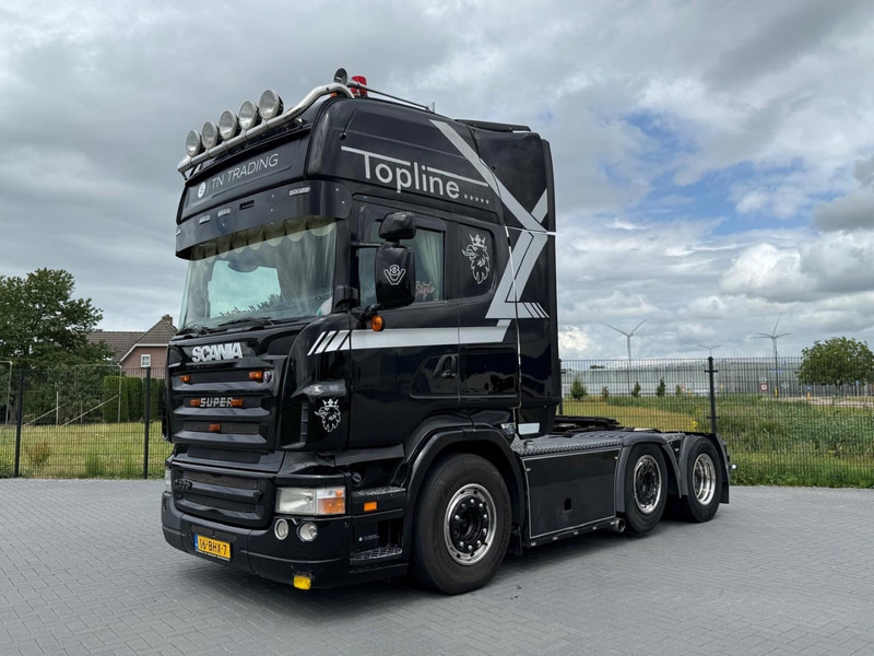 Scania R500 STEERING PUSHER, LEATHER, RETARDER, OPEN EXHAUST. - Nyergesvontató: 2 kép. Scania R500 STEERING PUSHER, LEATHER, RETARDER, OPEN EXHAUST. - Nyergesvontató: 2 kép.