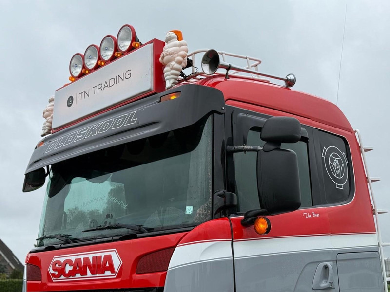 Nyergesvontató Scania R560 V8 SHOW, TOP, LEREN STOELEN, RETARDER, HANDGESCHAKELD.: 10 kép.