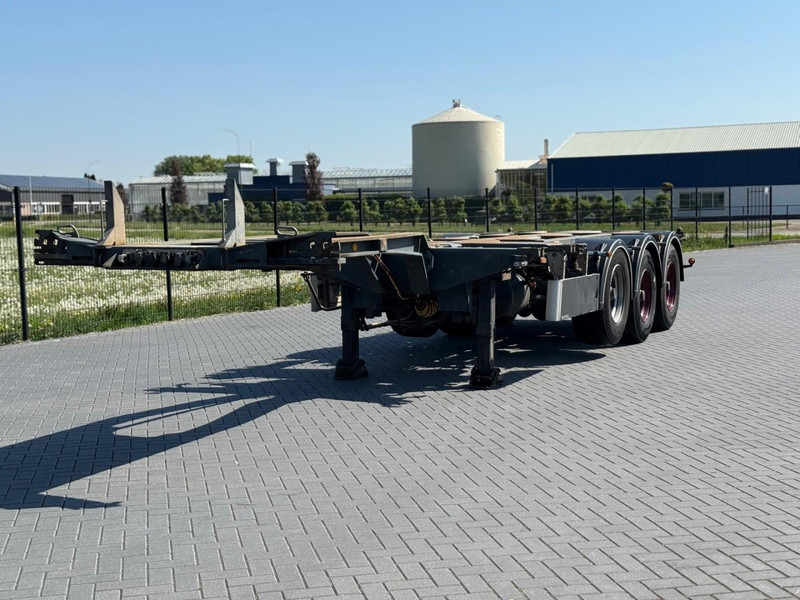 Pacton T3-010 20,40,45 FT, MULTI CHASSIS, APK GEKEURD. - Félpótkocsi cserefelépítményes: 1 kép. Pacton T3-010 20,40,45 FT, MULTI CHASSIS, APK GEKEURD. - Félpótkocsi cserefelépítményes: 1 kép.