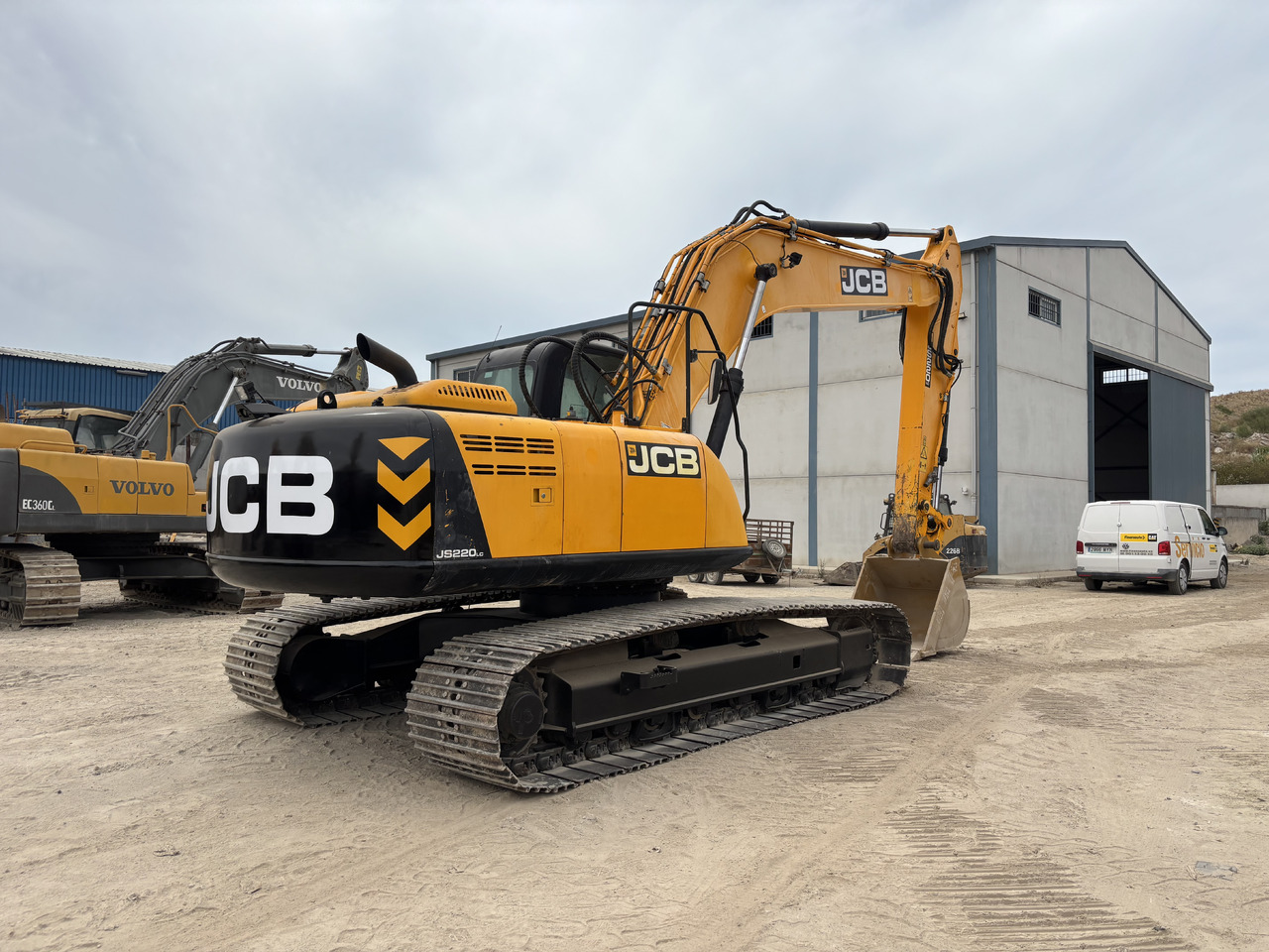 JCB JS220LC - Lánctalpas kotró: 5 kép. JCB JS220LC - Lánctalpas kotró: 5 kép.