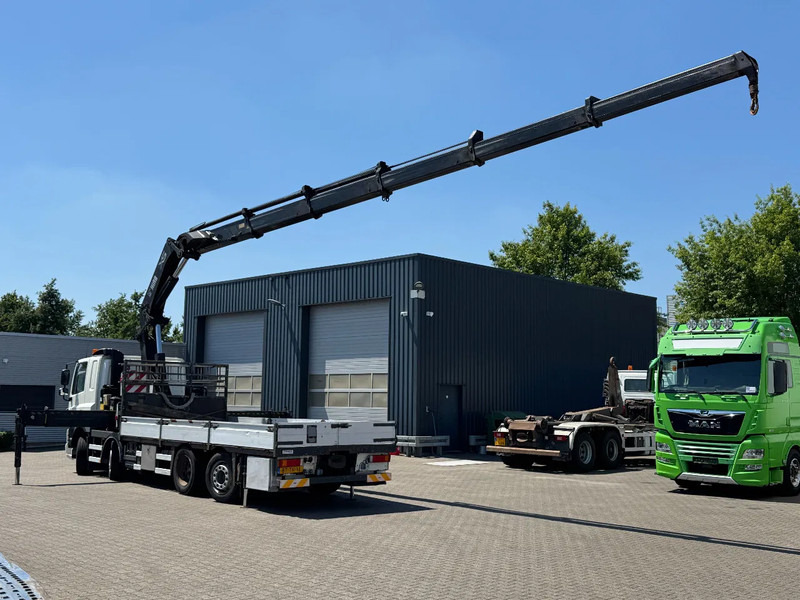 DAF CF 85.360 8x2*6 HIAB 42T/m Crane - Platós teherautó, Darus autó: 2 kép. DAF CF 85.360 8x2*6 HIAB 42T/m Crane - Platós teherautó, Darus autó: 2 kép.