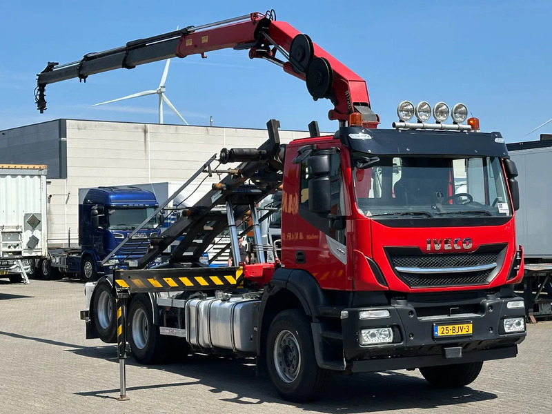 Iveco Stralis 400 6x2 HMF 1720 K3 Kraan Met 24T HTS Kabel Systeem / Rotator / Euro 6 - Teherautó - kábelrendszer, Darus autó: 3 kép. Iveco Stralis 400 6x2 HMF 1720 K3 Kraan Met 24T HTS Kabel Systeem / Rotator / Euro 6 - Teherautó - kábelrendszer, Darus autó: 3 kép.