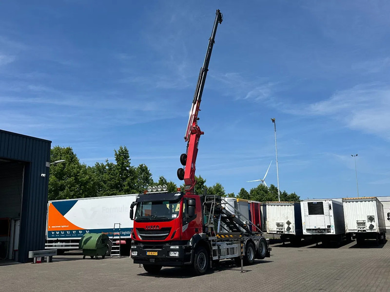 Iveco Stralis 400 6x2 HMF 1720 K3 Kraan Met 24T HTS Kabel Systeem / Rotator / Euro 6 - Teherautó - kábelrendszer, Darus autó: 2 kép. Iveco Stralis 400 6x2 HMF 1720 K3 Kraan Met 24T HTS Kabel Systeem / Rotator / Euro 6 - Teherautó - kábelrendszer, Darus autó: 2 kép.