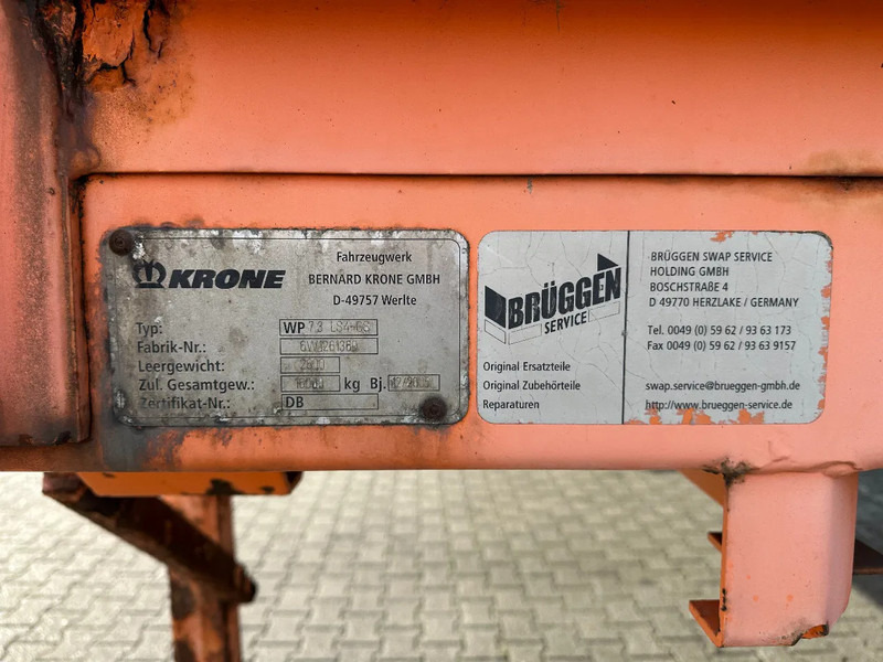 Krone BDF Schuifzeil/Dak Wissellaadbak - Tengeri konténer: 5 kép. Krone BDF Schuifzeil/Dak Wissellaadbak - Tengeri konténer: 5 kép.