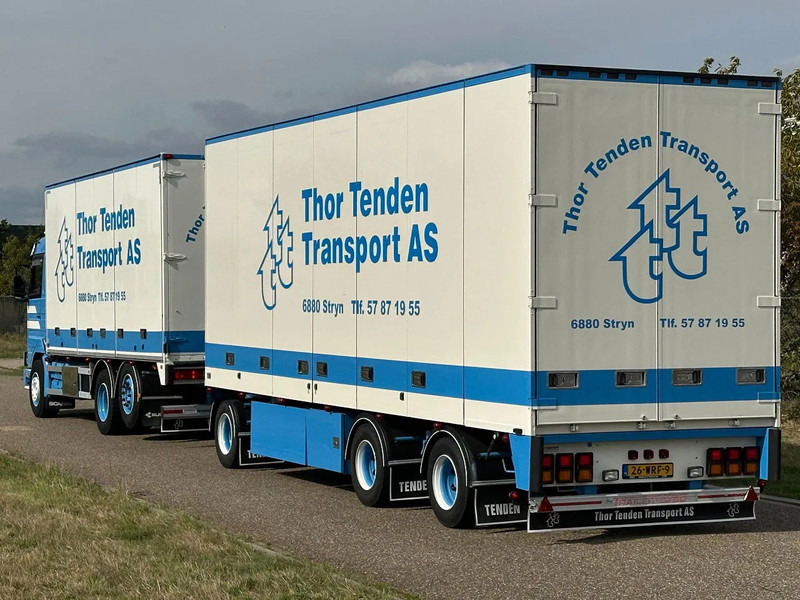 Scania 143M V8 450 6x2 Tenden Combi APK! - Dobozos felépítményű teherautó: 4 kép. Scania 143M V8 450 6x2 Tenden Combi APK! - Dobozos felépítményű teherautó: 4 kép.