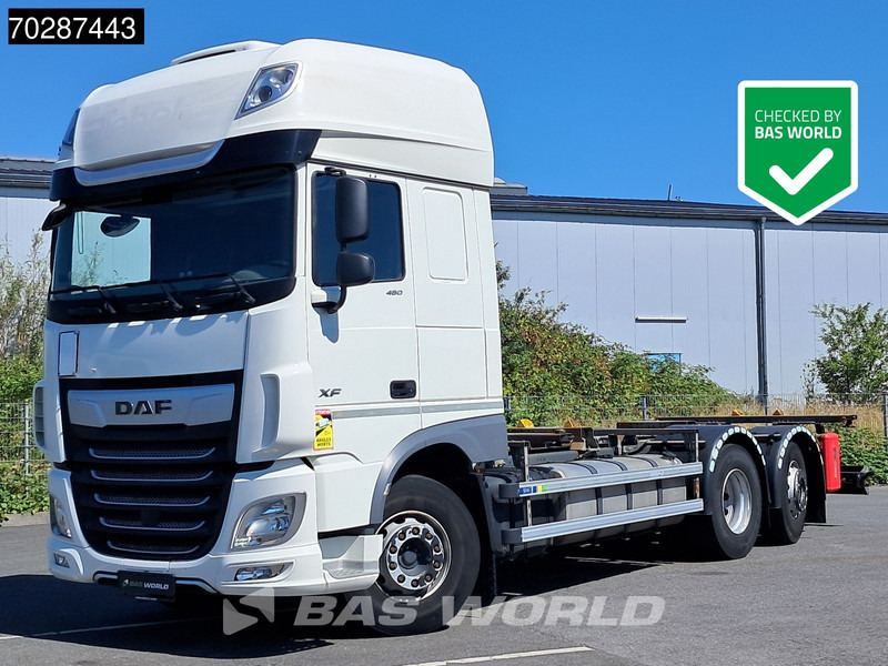 DAF XF 480 6X2 Automatic SSC FAN Retarder Lift+steering Axle Euro 6 - Cserefelépítményes teherautó: 1 kép. DAF XF 480 6X2 Automatic SSC FAN Retarder Lift+steering Axle Euro 6 - Cserefelépítményes teherautó: 1 kép.