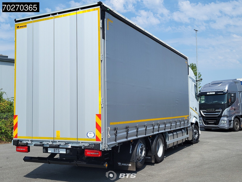 Új Ponyvás teherautó DAF XG 480 6X2 Wielton Aufbau ACC LED Navi Mirror cam Euro 6: 6 kép.