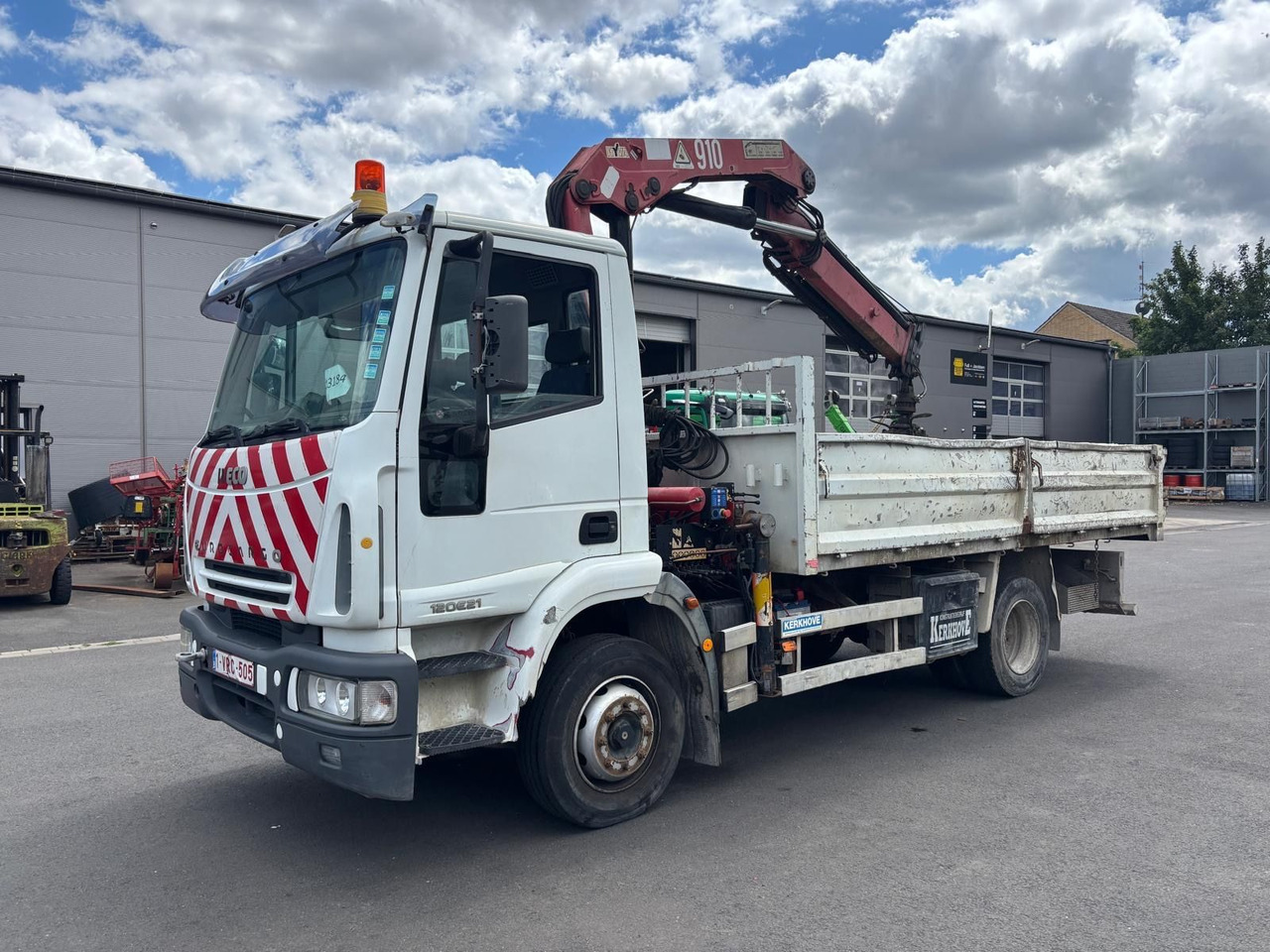Iveco Eurocargo ML120E21 /Kipper/ Kran/ kein Brief! - Billenőplatós teherautó, Darus autó: 1 kép. Iveco Eurocargo ML120E21 /Kipper/ Kran/ kein Brief! - Billenőplatós teherautó, Darus autó: 1 kép.