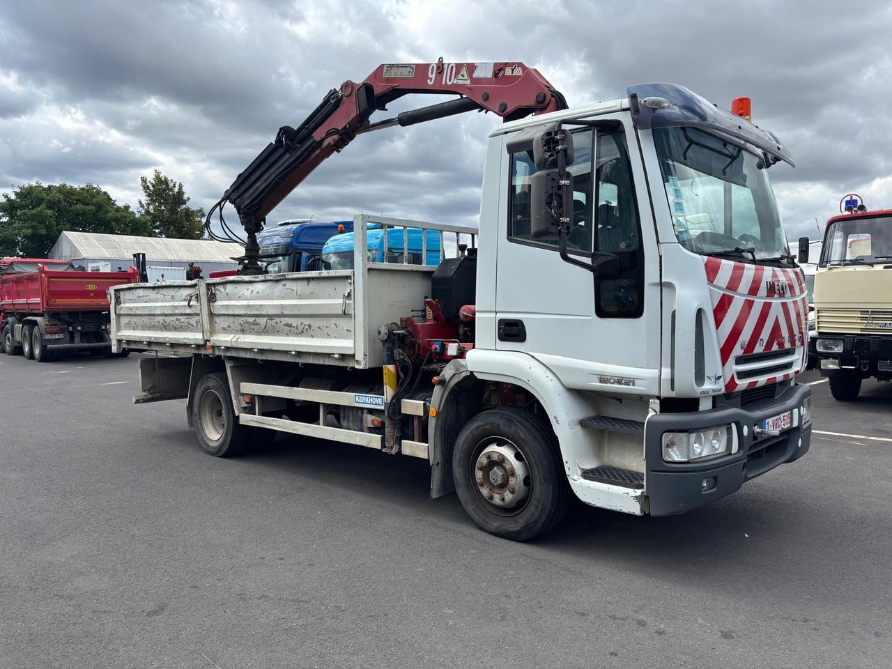 Iveco Eurocargo ML120E21 /Kipper/ Kran/ kein Brief! - Billenőplatós teherautó, Darus autó: 2 kép. Iveco Eurocargo ML120E21 /Kipper/ Kran/ kein Brief! - Billenőplatós teherautó, Darus autó: 2 kép.