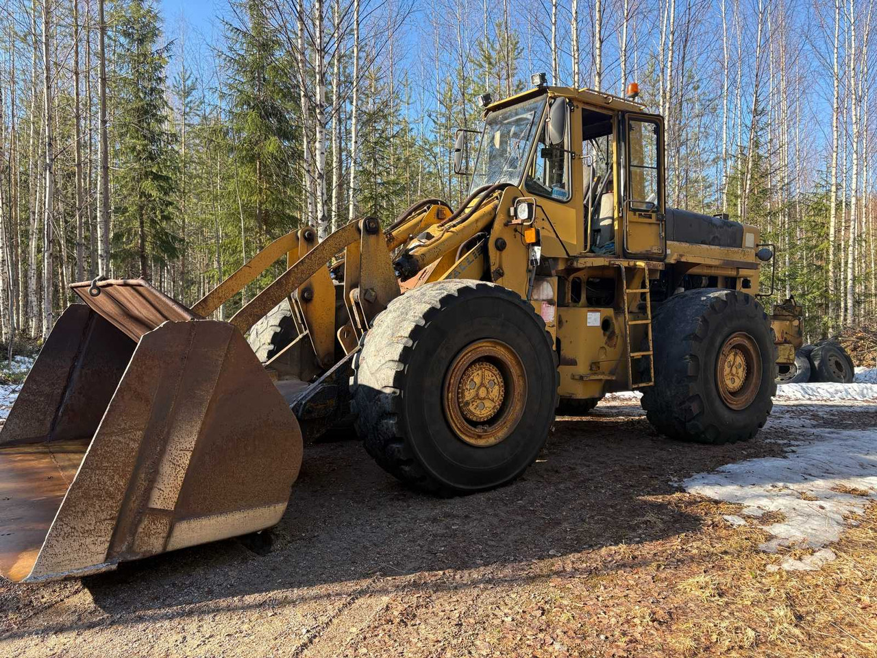 Wheel loader Fiat-Allis Fr 20 - Gumikerekes homlokrakodó: 1 kép. Wheel loader Fiat-Allis Fr 20 - Gumikerekes homlokrakodó: 1 kép.