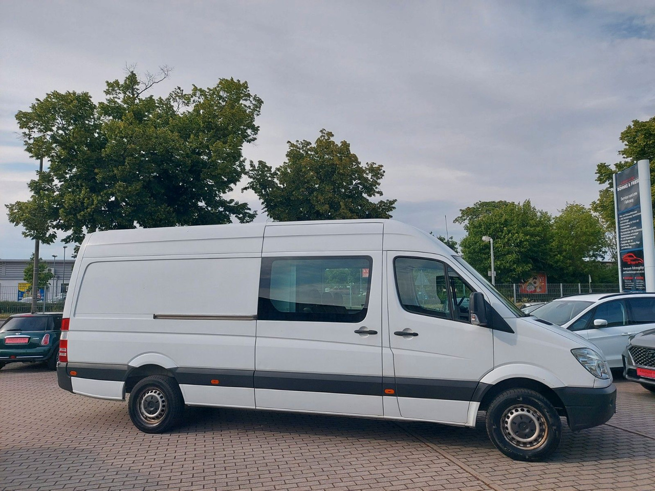 Kisbusz Mercedes-Benz Sprinter II Kasten 316 CDI MIXTO 6 SITZER MAXI: 10 kép.