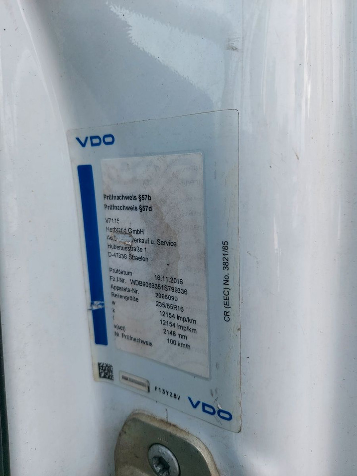 Kisbusz Mercedes-Benz Sprinter II Kasten 316 CDI MIXTO 6 SITZER MAXI: 29 kép.