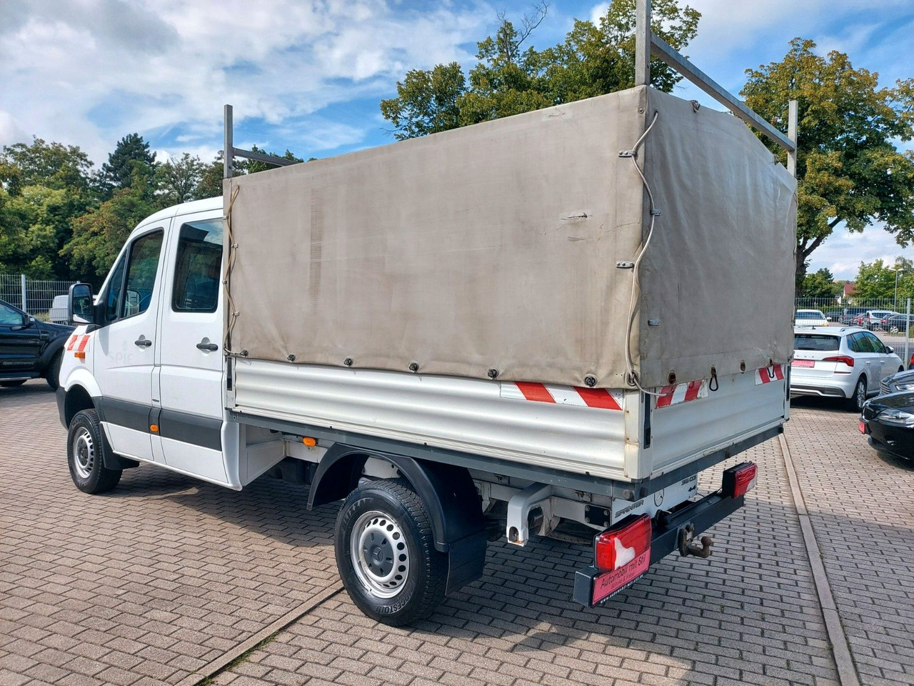 Mercedes-Benz Sprinter II Pritsche DoKa 316 4X4 Klima Standhei - Ponyvás kisteherautó, Duplakabinos kisteherautó: 5 kép. Mercedes-Benz Sprinter II Pritsche DoKa 316 4X4 Klima Standhei - Ponyvás kisteherautó, Duplakabinos kisteherautó: 5 kép.