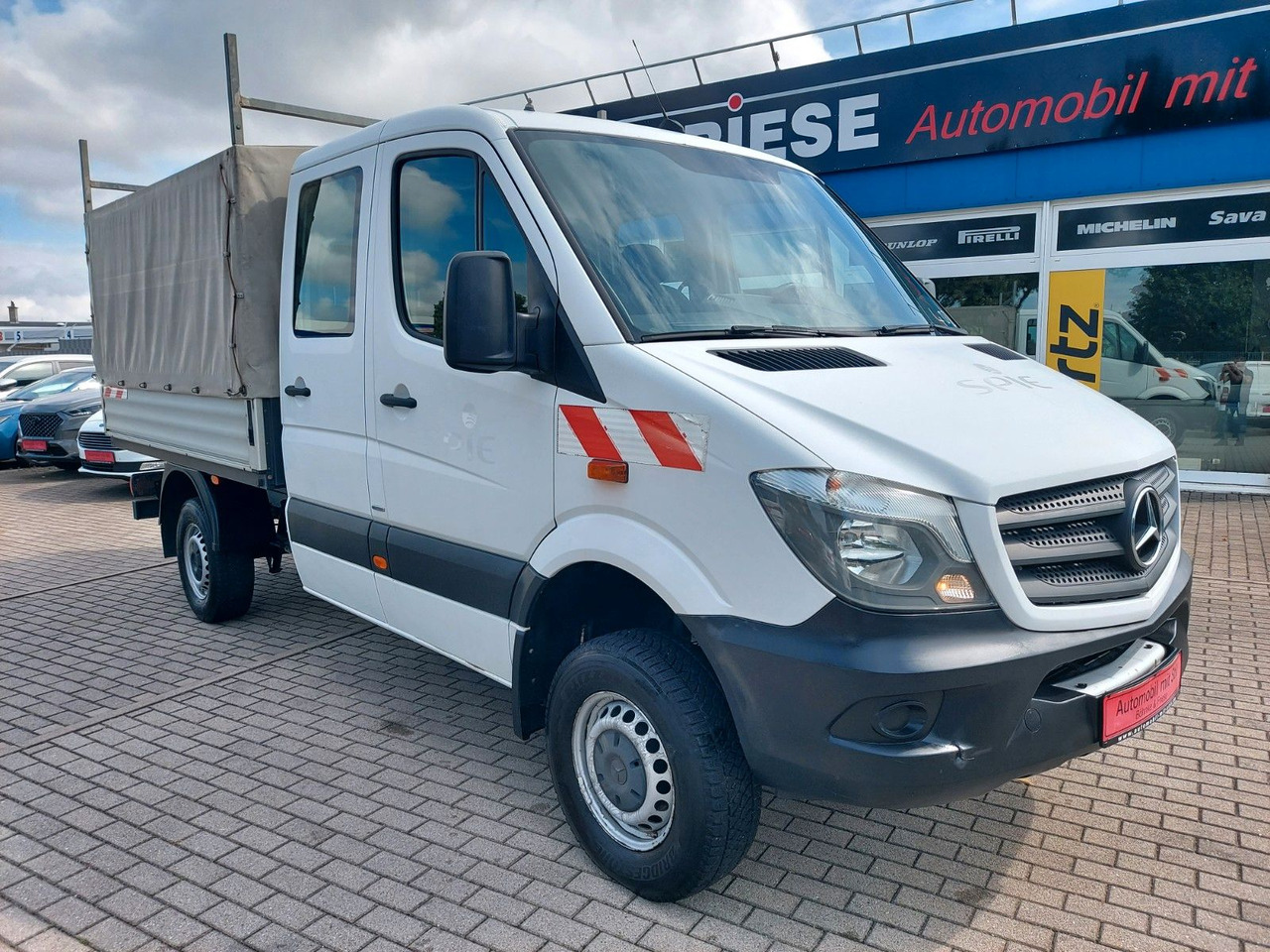Mercedes-Benz Sprinter II Pritsche DoKa 316 4X4 Klima Standhei - Ponyvás kisteherautó, Duplakabinos kisteherautó: 1 kép. Mercedes-Benz Sprinter II Pritsche DoKa 316 4X4 Klima Standhei - Ponyvás kisteherautó, Duplakabinos kisteherautó: 1 kép.