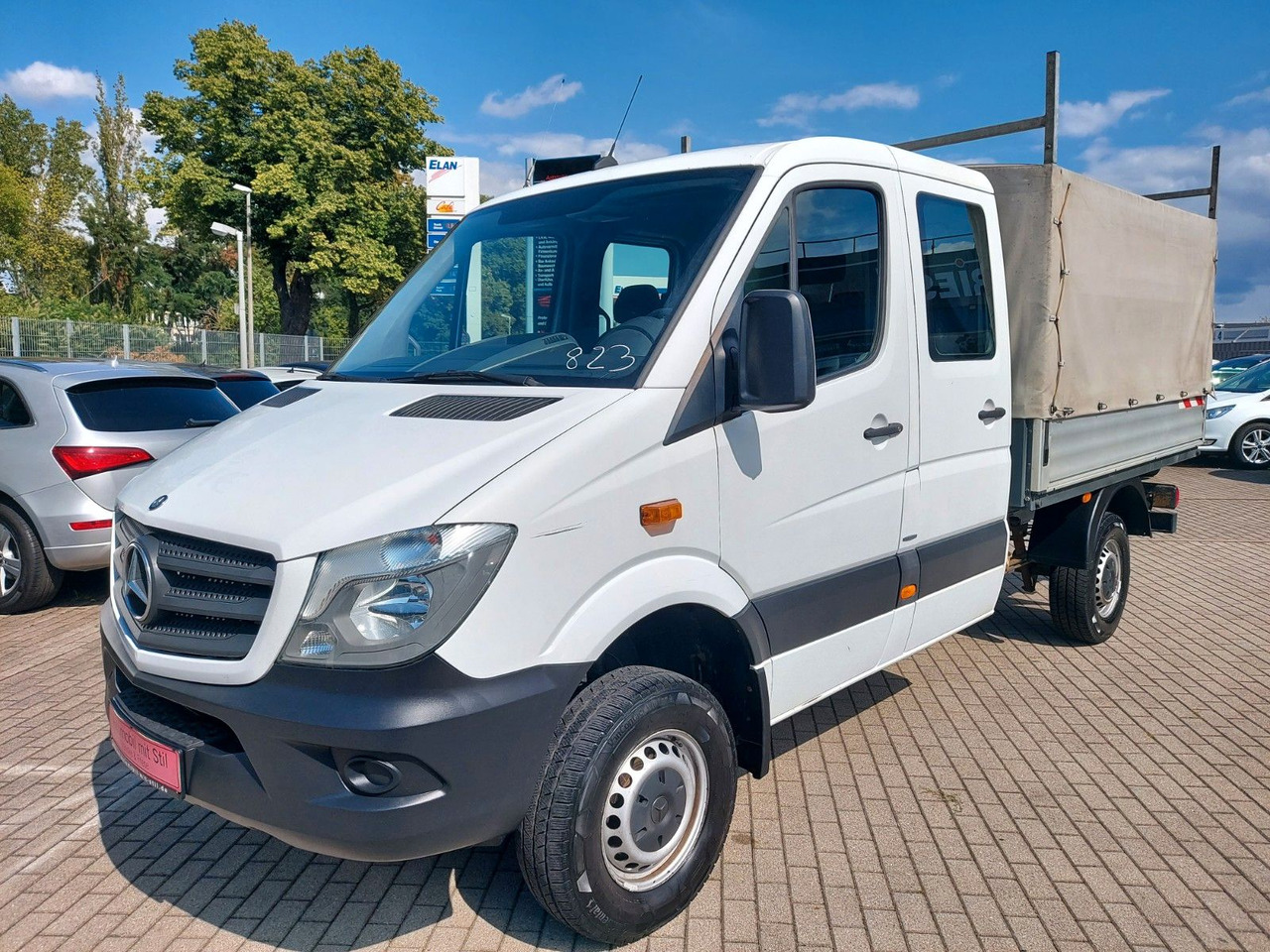 Mercedes-Benz Sprinter II Pritsche/DoKa 316 CDI 4X4 KLIMA - Ponyvás kisteherautó, Duplakabinos kisteherautó: 4 kép. Mercedes-Benz Sprinter II Pritsche/DoKa 316 CDI 4X4 KLIMA - Ponyvás kisteherautó, Duplakabinos kisteherautó: 4 kép.