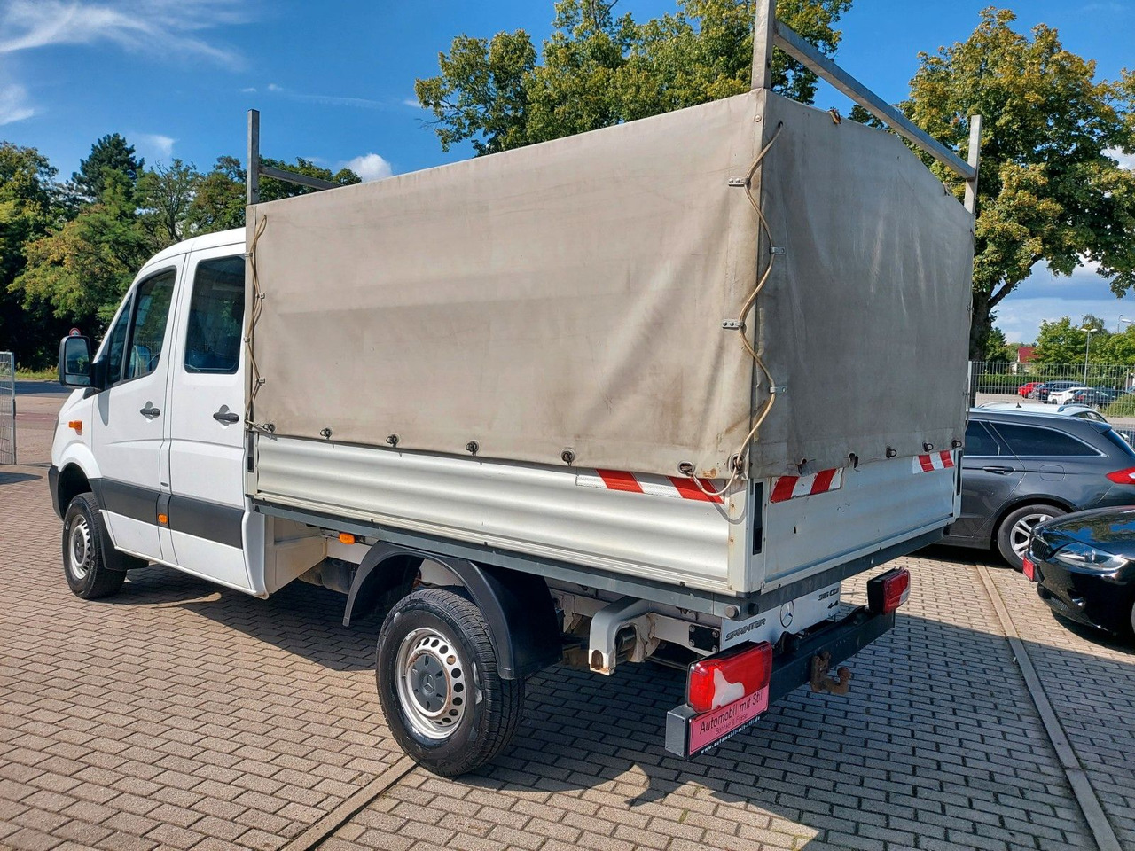 Mercedes-Benz Sprinter II Pritsche/DoKa 316 CDI 4X4 KLIMA - Ponyvás kisteherautó, Duplakabinos kisteherautó: 5 kép. Mercedes-Benz Sprinter II Pritsche/DoKa 316 CDI 4X4 KLIMA - Ponyvás kisteherautó, Duplakabinos kisteherautó: 5 kép.