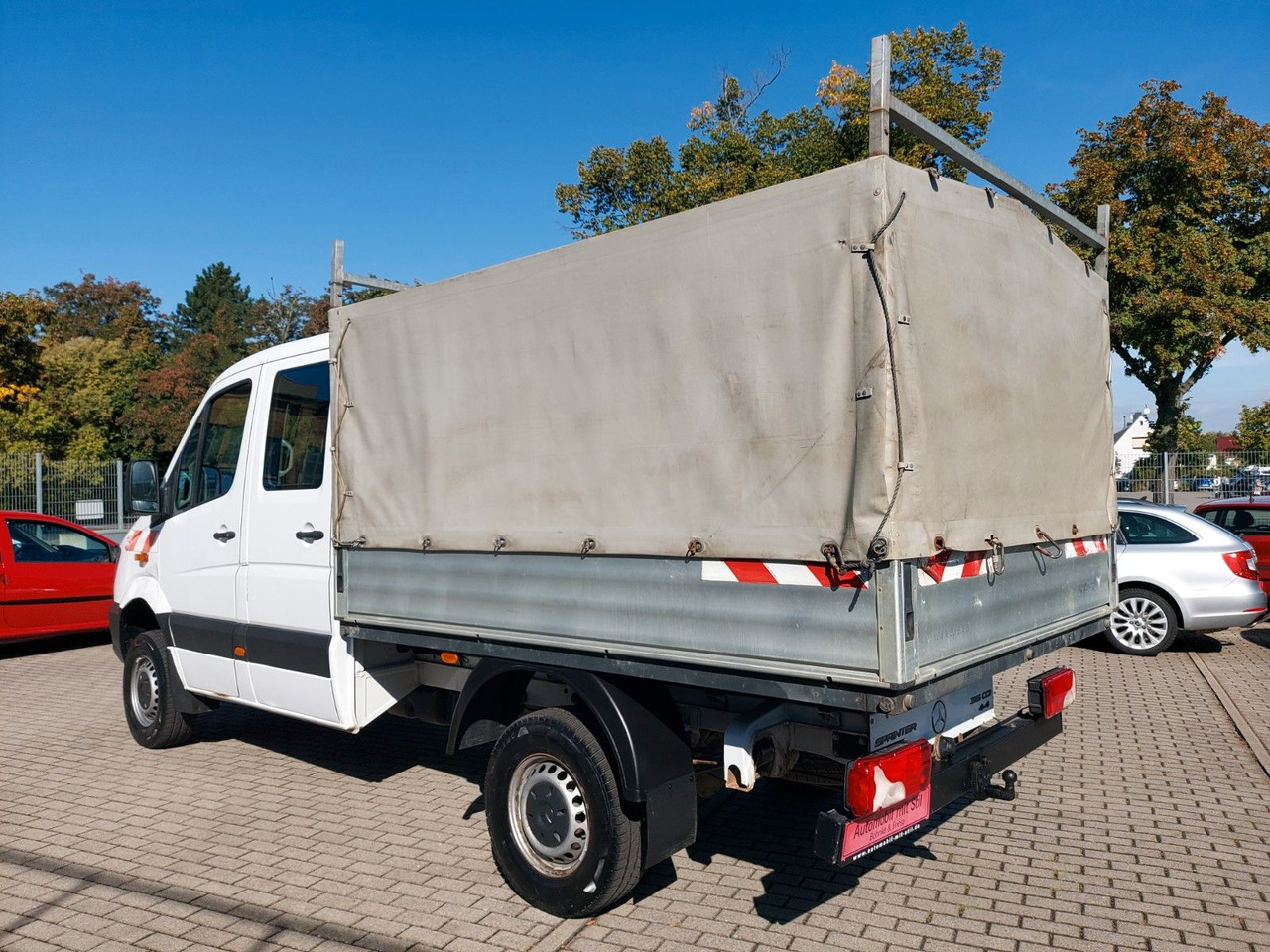 Mercedes-Benz Sprinter II Pritsche DoKa 316 CDI 4X4 Klima - Ponyvás kisteherautó, Duplakabinos kisteherautó: 5 kép. Mercedes-Benz Sprinter II Pritsche DoKa 316 CDI 4X4 Klima - Ponyvás kisteherautó, Duplakabinos kisteherautó: 5 kép.
