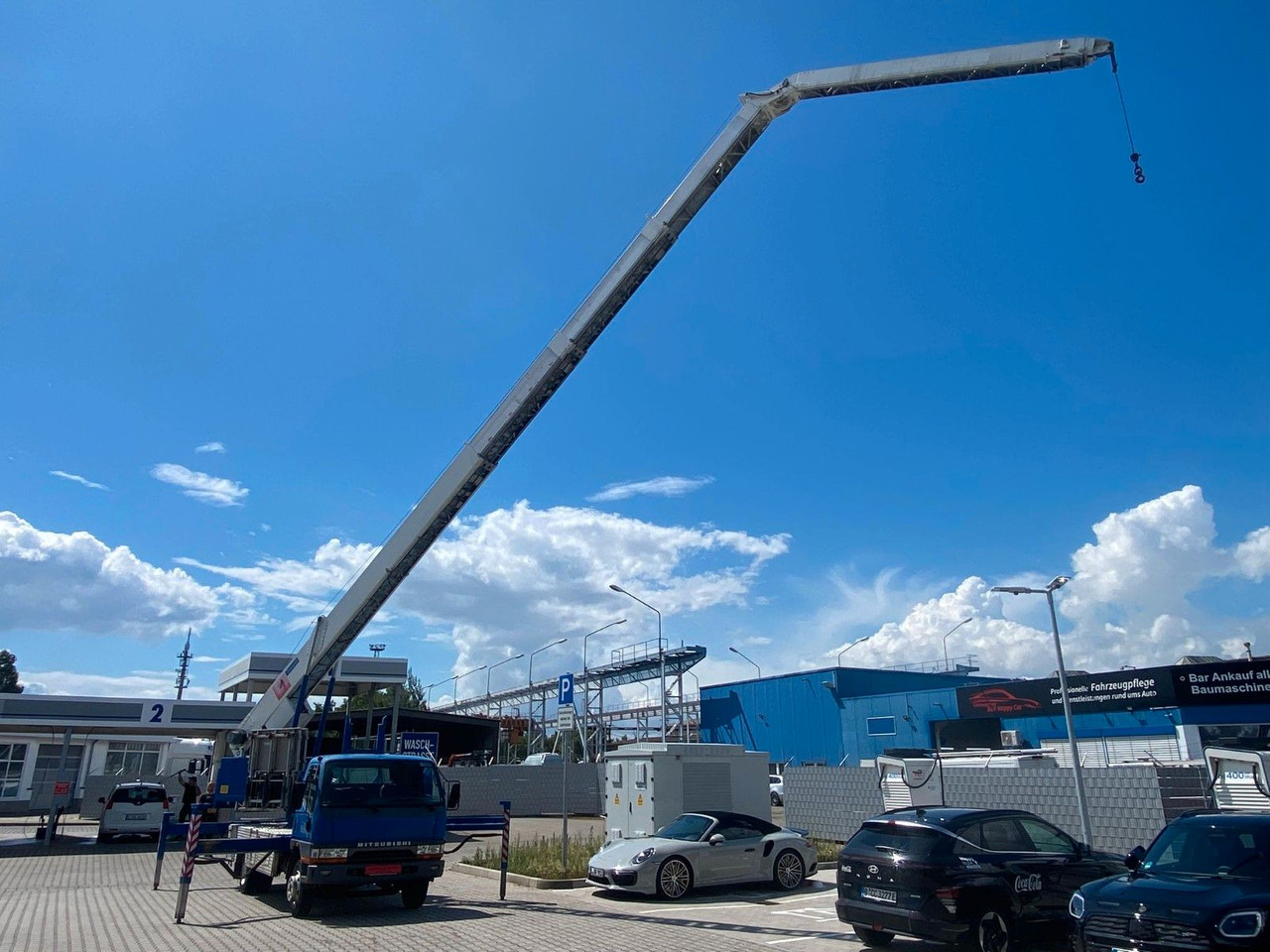 Mitsubishi CANTER DACHDECKER KLAAS AUTOKRAN - Darus autó: 4 kép. Mitsubishi CANTER DACHDECKER KLAAS AUTOKRAN - Darus autó: 4 kép.