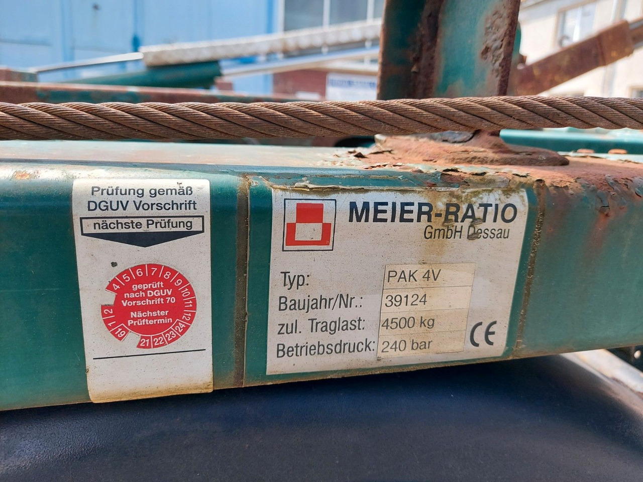 Billenőplatós kisteherautó Mitsubishi Canter 7C18 Absetzer Kipper Meier Ratio 4500kg: 9 kép.