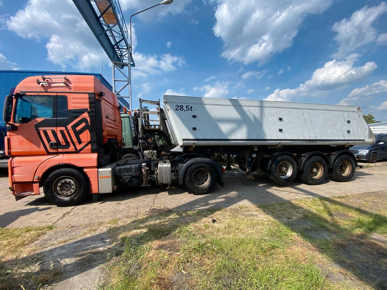 Schmitz Cargobull SKI 24 SL06-7.2 GOTHA SAF ALU - Félpótkocsi billenőplatós: 3 kép. Schmitz Cargobull SKI 24 SL06-7.2 GOTHA SAF ALU - Félpótkocsi billenőplatós: 3 kép.