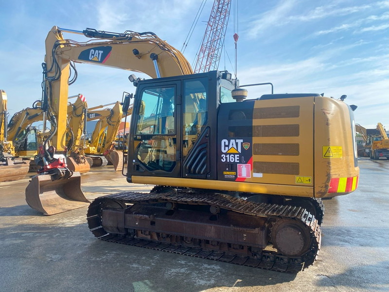 Caterpillar 316 EL NVT - Lánctalpas kotró: 1 kép. Caterpillar 316 EL NVT - Lánctalpas kotró: 1 kép.