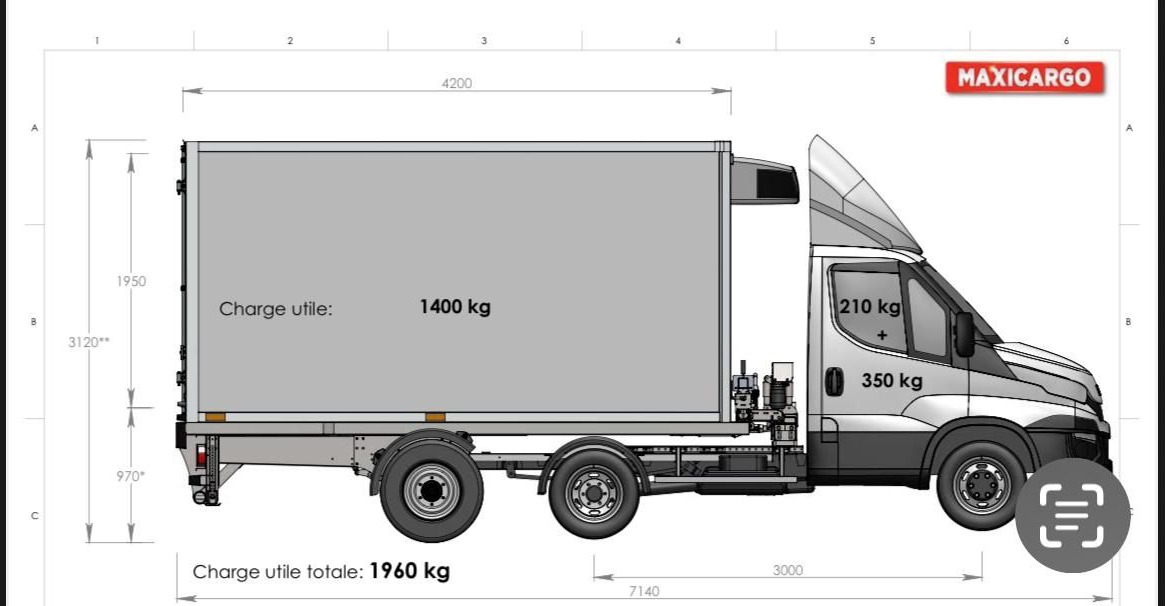 Iveco Daily 35C18 MAXICARGO Kühlkoffer/CARRIER/AC/EU6 - Hűtős kisteherautó: 5 kép. Iveco Daily 35C18 MAXICARGO Kühlkoffer/CARRIER/AC/EU6 - Hűtős kisteherautó: 5 kép.
