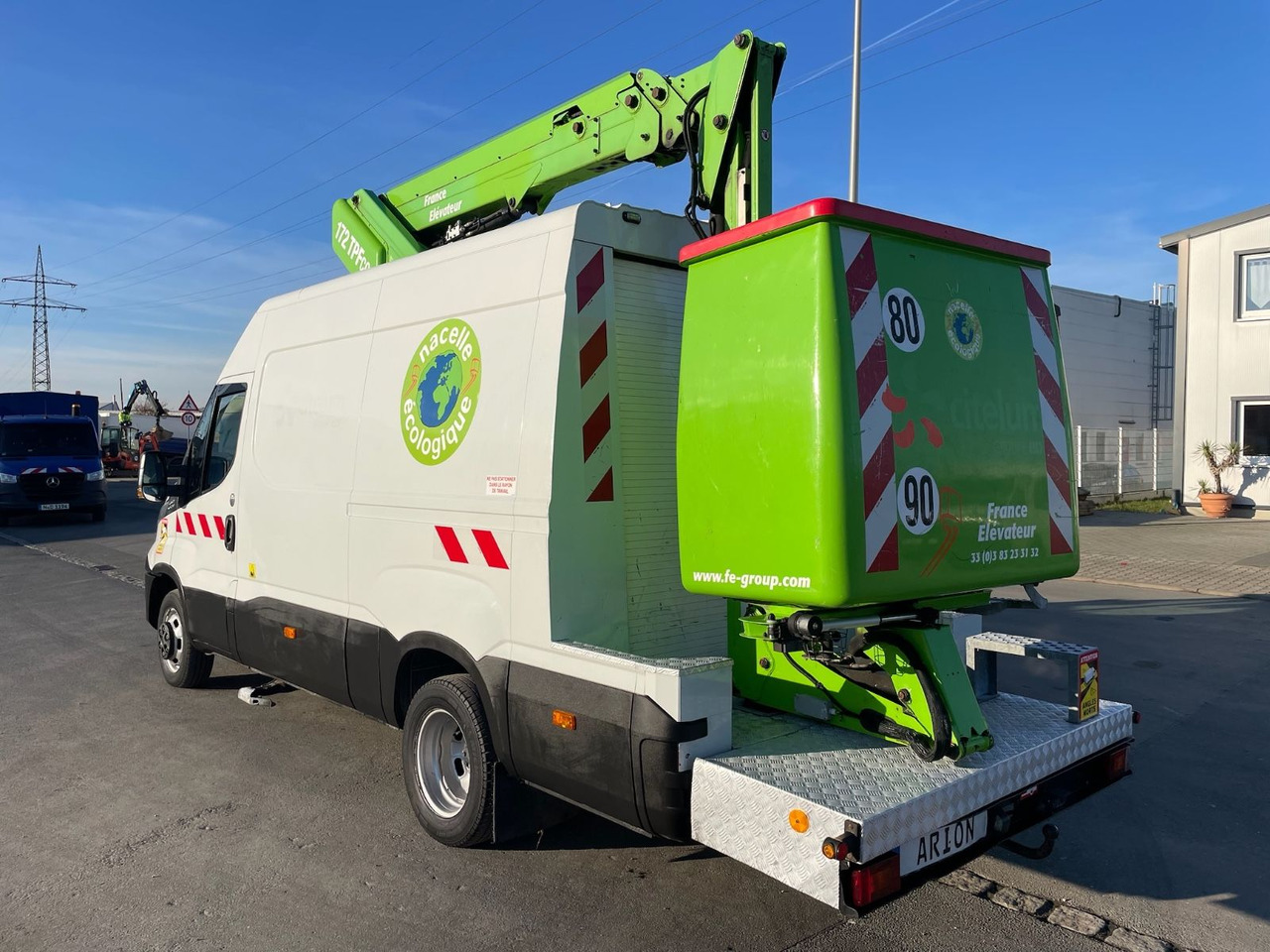 Iveco Daily 50C18 Hubsteiger/FRANCE-ELEVATEUR/17m/968h - Emelőkosaras teherautó: 5 kép. Iveco Daily 50C18 Hubsteiger/FRANCE-ELEVATEUR/17m/968h - Emelőkosaras teherautó: 5 kép.