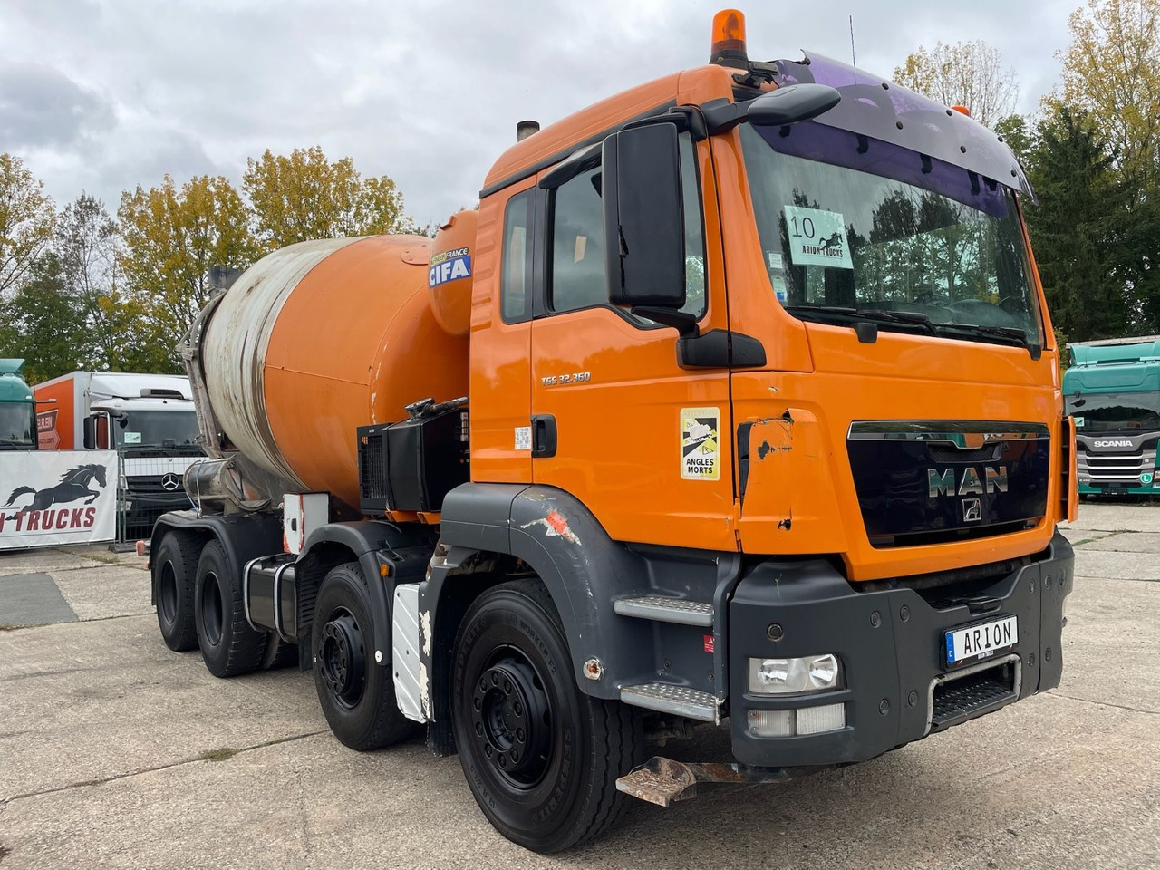 MAN TGS 32.360 8x4 BB Betonmischer/CIFA/SL9/9m3/EU4 - Betonmixer: 1 kép. MAN TGS 32.360 8x4 BB Betonmischer/CIFA/SL9/9m3/EU4 - Betonmixer: 1 kép.