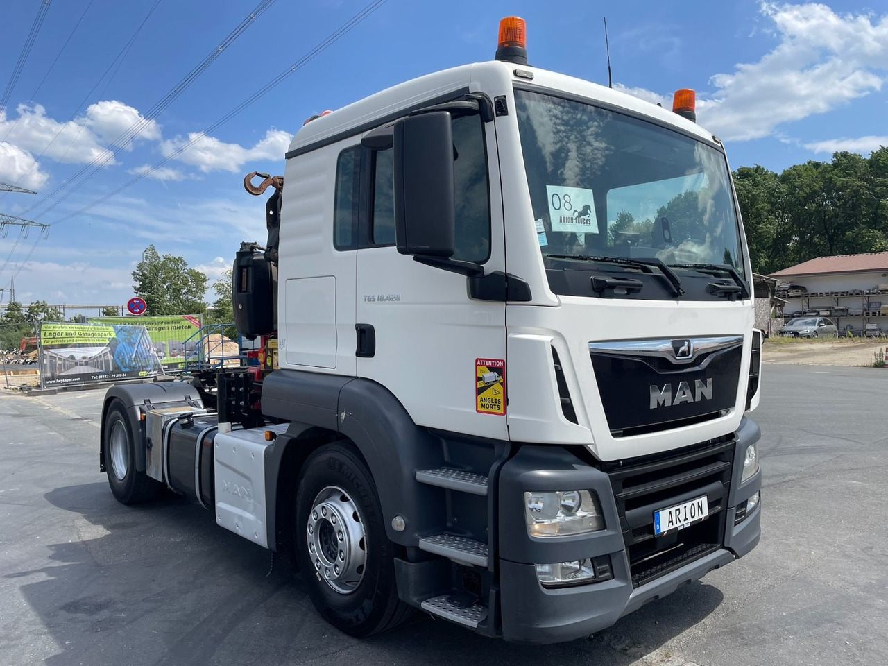 MAN TGS 18.420 4x2 BLS/Kran/FASSI F150A23/AC/EU6 - Nyergesvontató: 1 kép. MAN TGS 18.420 4x2 BLS/Kran/FASSI F150A23/AC/EU6 - Nyergesvontató: 1 kép.