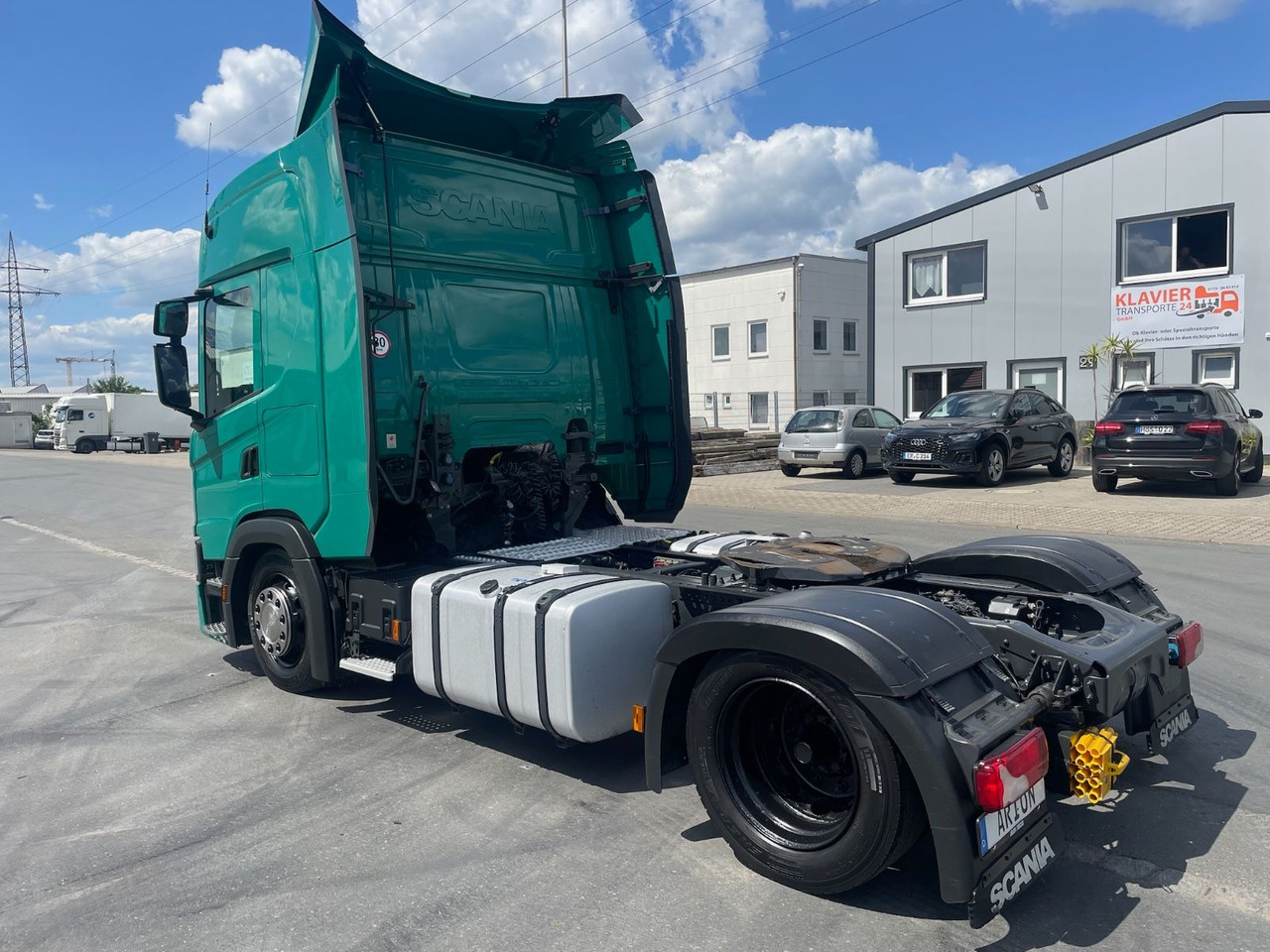 Scania G410 MEGA/Retarder/ACC/LGS/2xTank/ Euro 6d - Nyergesvontató: 4 kép. Scania G410 MEGA/Retarder/ACC/LGS/2xTank/ Euro 6d - Nyergesvontató: 4 kép.