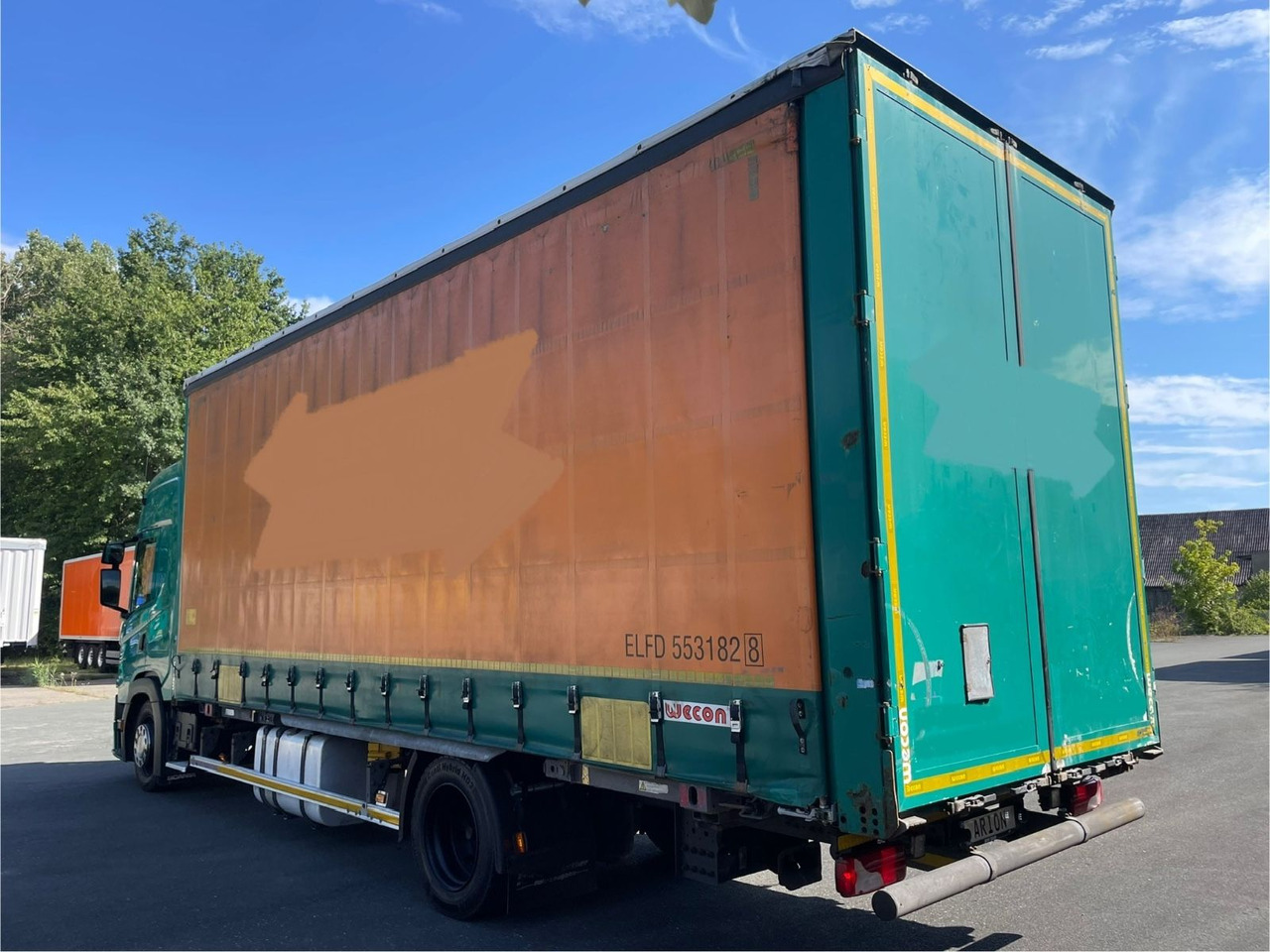 Scania G450 Wechselfahrgestell/WECON/StandAC/EU6d - Cserefelépítményes teherautó: 5 kép. Scania G450 Wechselfahrgestell/WECON/StandAC/EU6d - Cserefelépítményes teherautó: 5 kép.