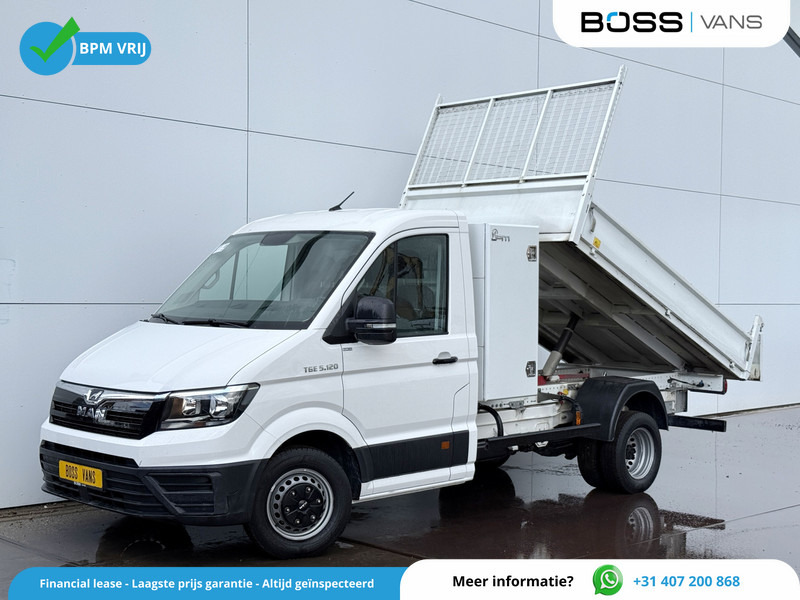 MAN TGE 5.120 2.0 TDI Kipper Dubbellucht Carplay Trekhaak Airco Camera Navigatie Benne Tipper - Billenőplatós kisteherautó: 1 kép. MAN TGE 5.120 2.0 TDI Kipper Dubbellucht Carplay Trekhaak Airco Camera Navigatie Benne Tipper - Billenőplatós kisteherautó: 1 kép.