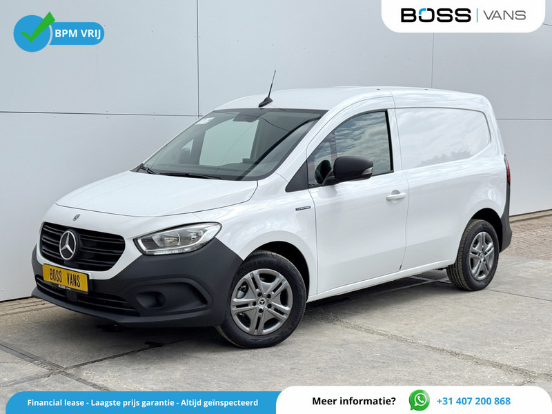 Mercedes-Benz eCitan 112 Pro L1 Elektrisch 51kWh 284km WLTP 750kg Trekgewicht Fabrieksgarantie Climate Control - Kis furgon, Elektromos kisteherautó: 1 kép. Mercedes-Benz eCitan 112 Pro L1 Elektrisch 51kWh 284km WLTP 750kg Trekgewicht Fabrieksgarantie Climate Control - Kis furgon, Elektromos kisteherautó: 1 kép.