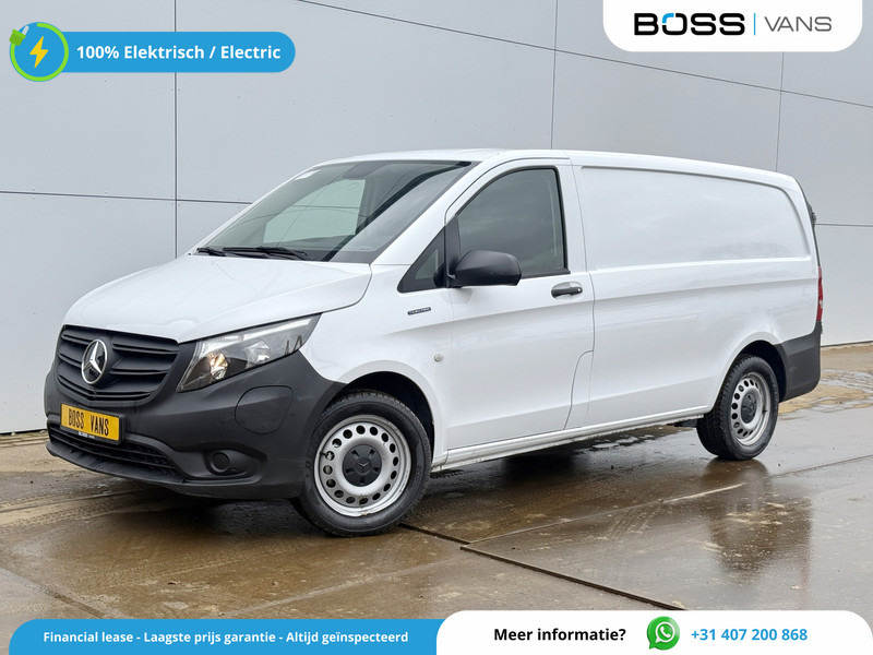 Mercedes-Benz eVito 112 Elektrisch 66kWh 280km WLTP Snelladen Climate Control Camera Parkeersensoren voor achter Stoelverwarming - Kis furgon, Elektromos kisteherautó: 1 kép. Mercedes-Benz eVito 112 Elektrisch 66kWh 280km WLTP Snelladen Climate Control Camera Parkeersensoren voor achter Stoelverwarming - Kis furgon, Elektromos kisteherautó: 1 kép.