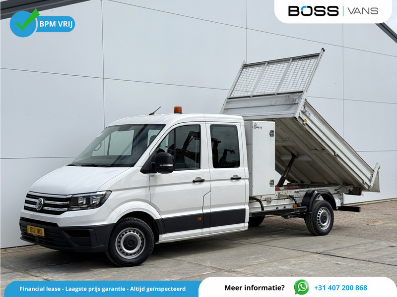 Volkswagen Crafter 2.0 TDI 140PK Dubbele Cabine Kipper Airco Cruise Control Trekhaak Carplay Benne Tipper - Billenőplatós kisteherautó, Duplakabinos kisteherautó: 1 kép. Volkswagen Crafter 2.0 TDI 140PK Dubbele Cabine Kipper Airco Cruise Control Trekhaak Carplay Benne Tipper - Billenőplatós kisteherautó, Duplakabinos kisteherautó: 1 kép.